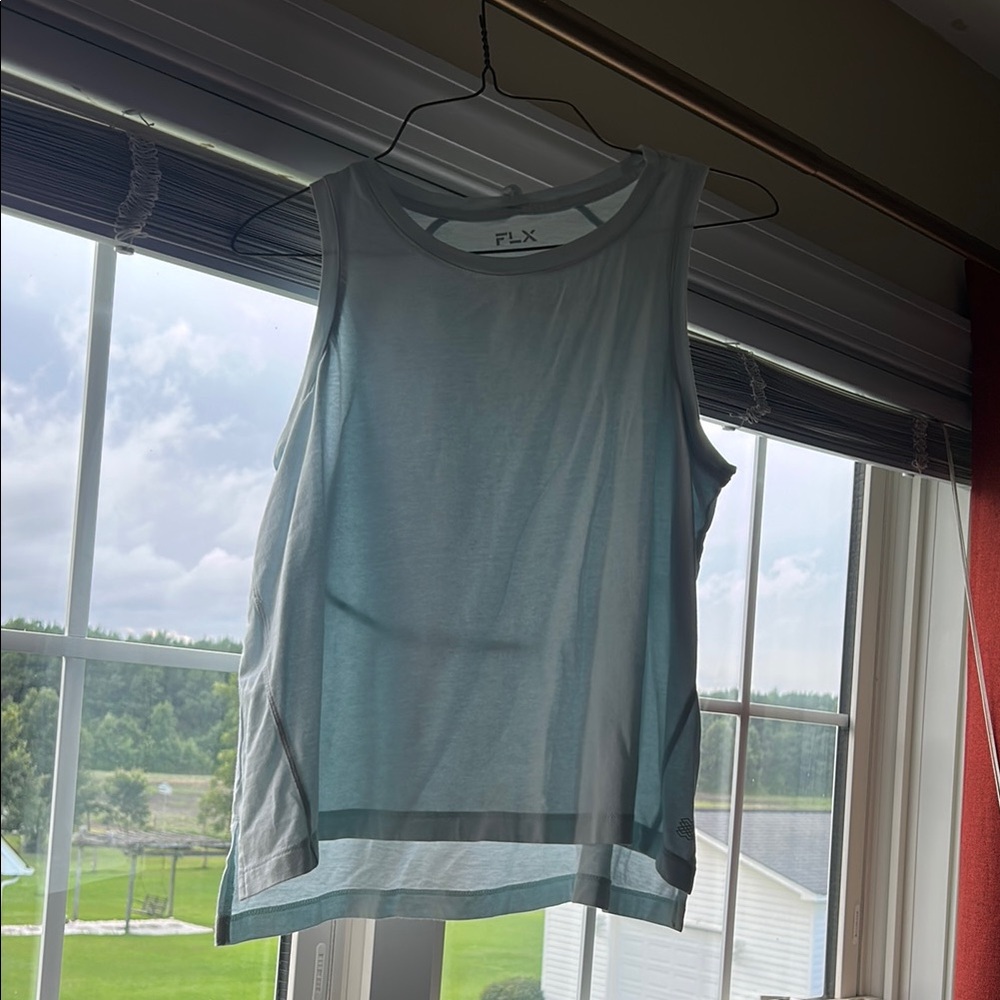 Green Sleeveless Tank Top Athletic Style